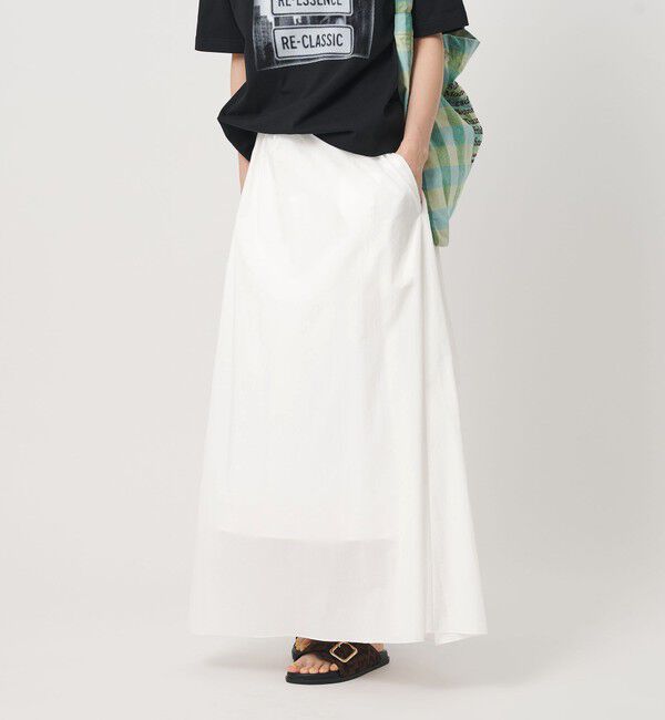 BEAUTY&YOUTH UNITED ARROWS「ギャザー ライト スカート ウォッシャブル」|スカート|