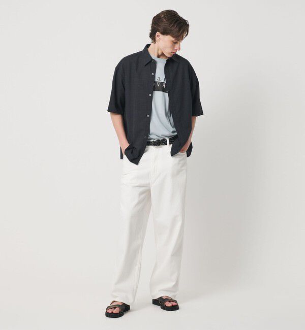 BEAUTY&YOUTH UNITED ARROWS「ツイードライク テクスチャード レギュラー シャツ GRANDE型」|シャツ・ブラウス|