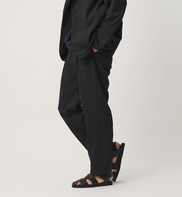BEAUTY&YOUTH UNITED ARROWS「KOMATSU ドビー イージー テーパード パンツ NO.9 ストレッチ 吸水速乾 セットアップ対応」|チノ|