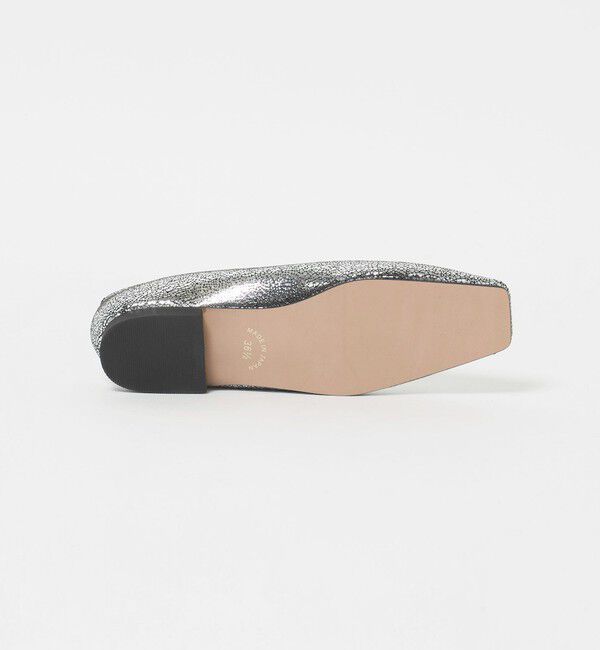 BEAUTY&YOUTH UNITED ARROWS「Vカット メタリックカラー フラットシューズ」|ローファー|