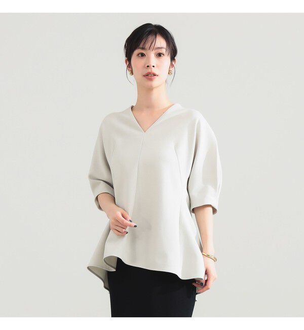 Demi-Luxe BEAMS 「アムンゼン ペプラムブラウス」|シャツ・ブラウス|