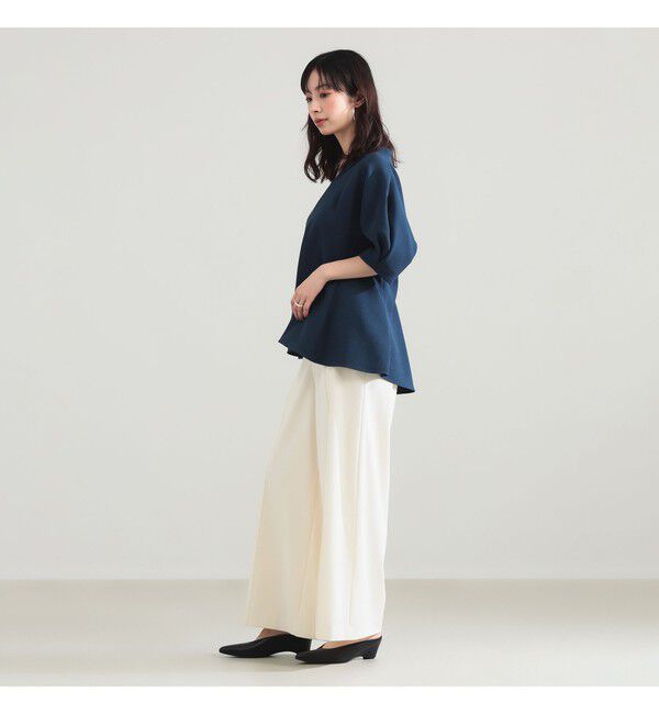 Demi-Luxe BEAMS 「アムンゼン ペプラムブラウス」|シャツ・ブラウス|