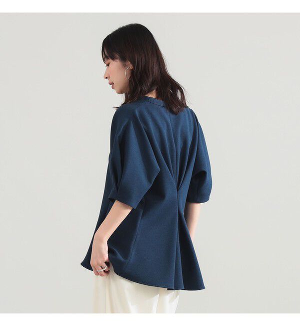 Demi-Luxe BEAMS 「アムンゼン ペプラムブラウス」|シャツ・ブラウス|