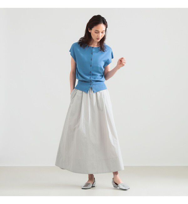 Demi-Luxe BEAMS 「ナイロン ドロー タフタスカート」|スカート|