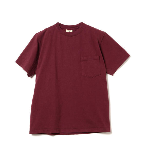 BEAMS「GOODWEAR / ポケットTシャツ」|Tシャツ・カットソー|BURGANDY