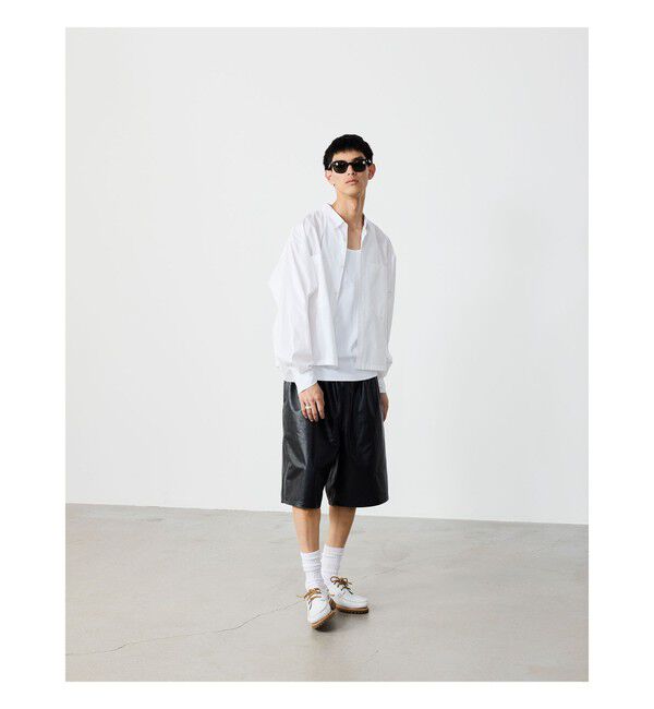BEAMS「ワイドアーム レギュラーカラーシャツ」|シャツ・ブラウス|