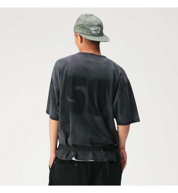 BEAMS「フェード ナンバリング Tシャツ【ワイドショートフィット】」|Tシャツ・カットソー|