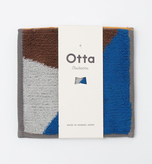 SHIPS「otta: ハンドタオル」|ハンカチ|サックスブルー