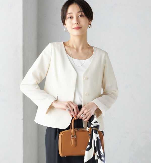 SHIPS for women「〈接触冷感/UVカット〉シャドー サッカー ジャケット（セットアップ対応）◇」|その他|