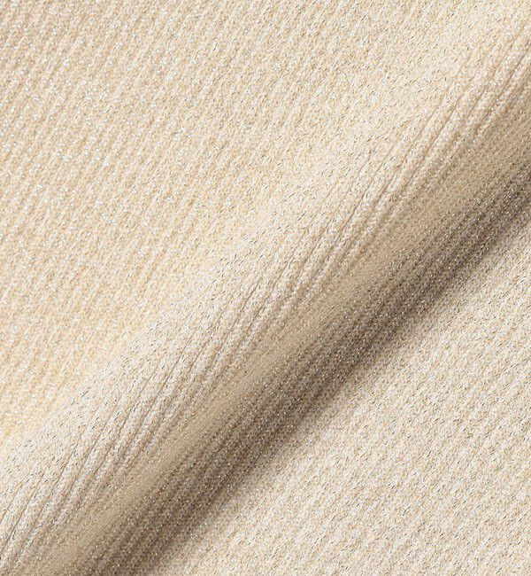 quaranciel「quaranciel:〈手洗い可能〉コンパクト リブ バックオープン ラメ  ニット」|ニット・セーター|