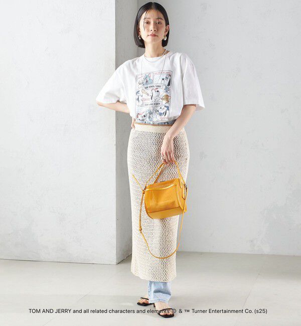 SHIPS for women「LOGAN KNITTING MILLS:〈手洗い可能〉クロシェ スカート」|スカート|