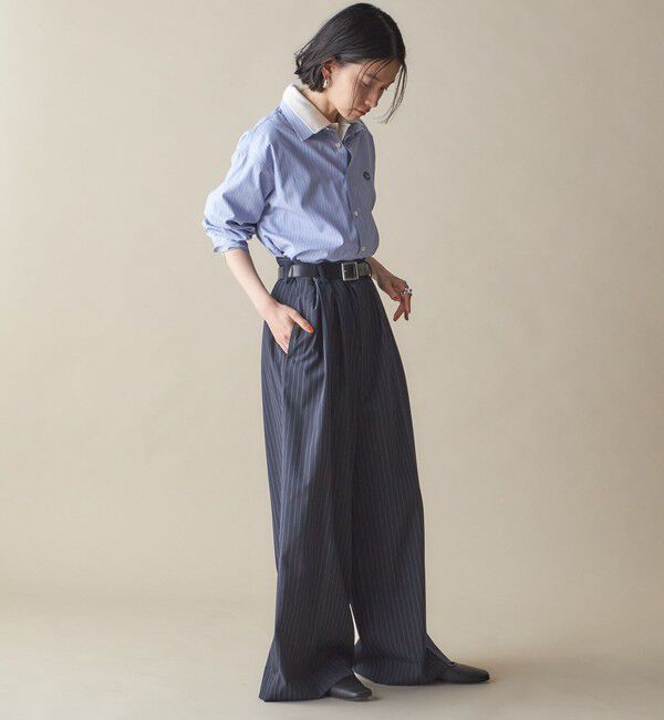 SHIPS for women「SHIPS NINE CASE:〈手洗い可能〉サスペンダー パンツ」|その他|