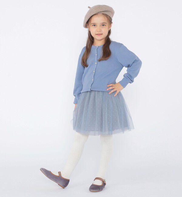 SHIPS KIDS「SHIPS KIDS:100～130cm / リバティ ニット カーディガン」|カーディガン|