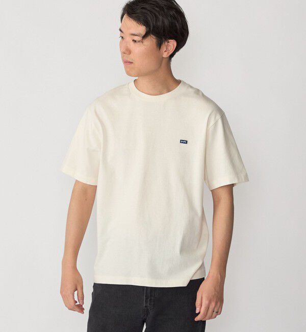 SHIPS「【WEB限定】SHIPS: マイクロ ワッペン フェード Tシャツ」|Tシャツ・カットソー|オフホワイト