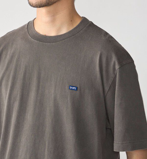 SHIPS「【WEB限定】SHIPS: マイクロ ワッペン フェード Tシャツ」|Tシャツ・カットソー|