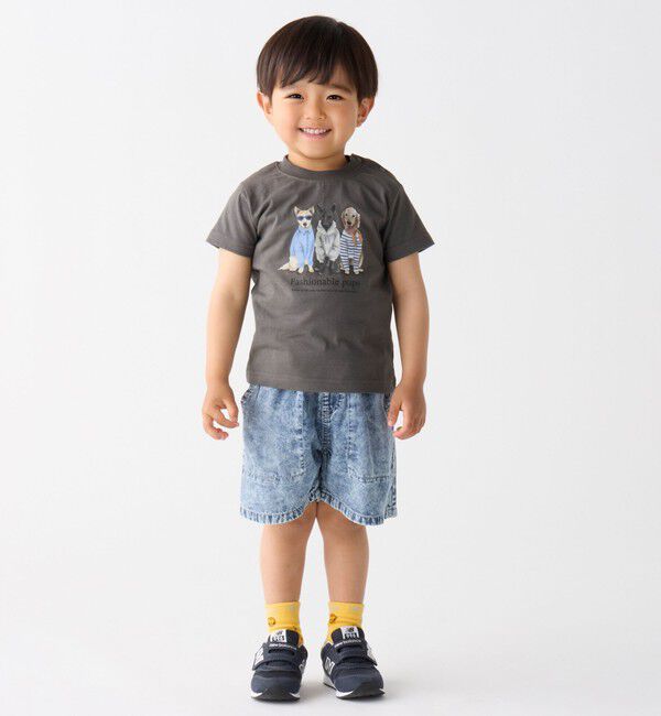 SHIPS Colors 「SHIPS Colors:90～140cm /〈接触冷感・洗濯機可能〉クールタッチ デニム ショーツ」|その他|