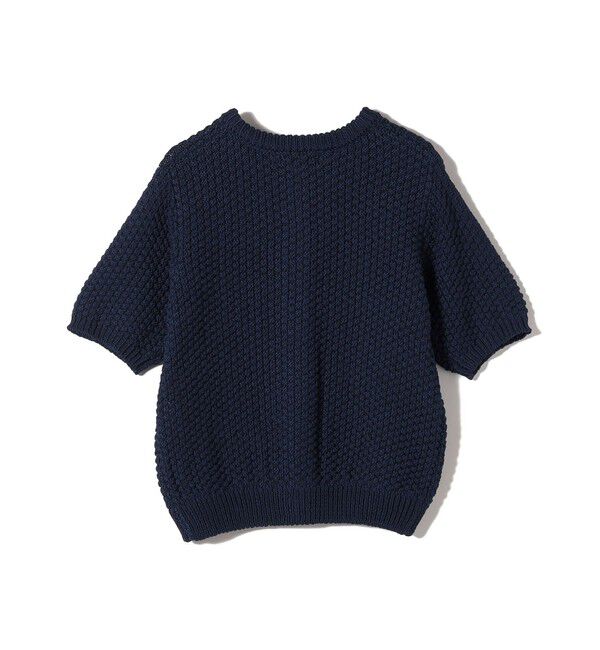 SHIPS Colors 「SHIPS Colors:〈手洗い可能〉リンクス ステッチ 5分袖 ニット ジャケット◇」|カーディガン|