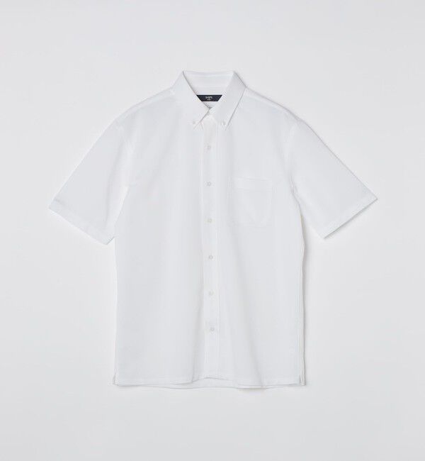 SHIPS Colors 「SHIPS Colors:〈吸水速乾・接触冷感〉SMART TECH(R) ノーアイロン 半袖シャツ」|シャツ・ブラウス|