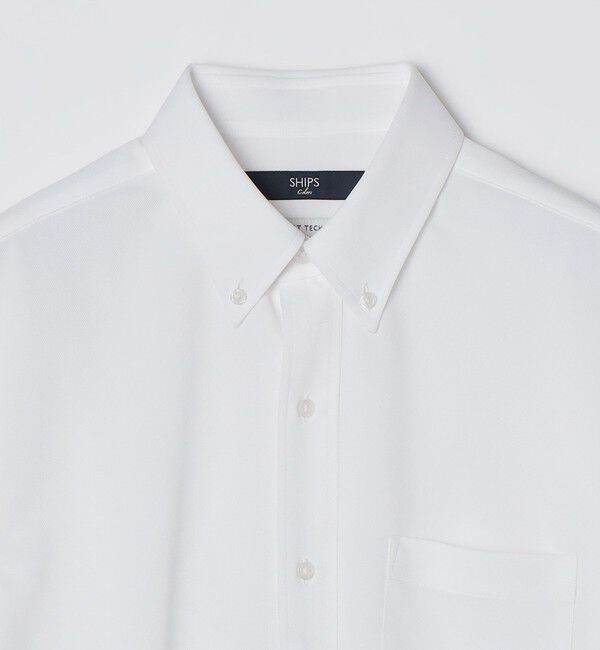 SHIPS Colors 「SHIPS Colors:〈吸水速乾・接触冷感〉SMART TECH(R) ノーアイロン 半袖シャツ」|シャツ・ブラウス|