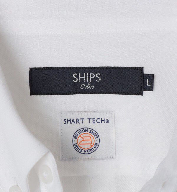 SHIPS Colors 「SHIPS Colors:〈吸水速乾・接触冷感〉SMART TECH(R) ノーアイロン 半袖シャツ」|シャツ・ブラウス|