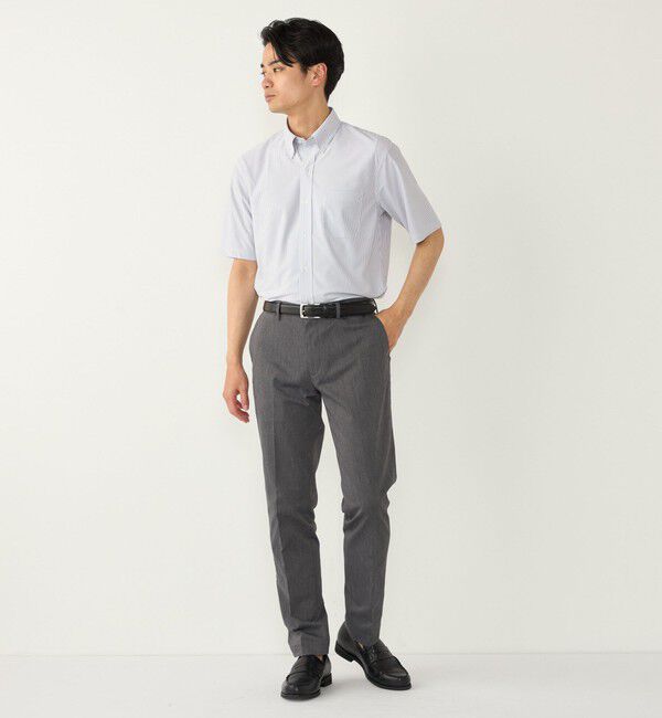 SHIPS Colors 「SHIPS Colors:〈吸水速乾・接触冷感〉SMART TECH(R) ノーアイロン 半袖シャツ」|シャツ・ブラウス|