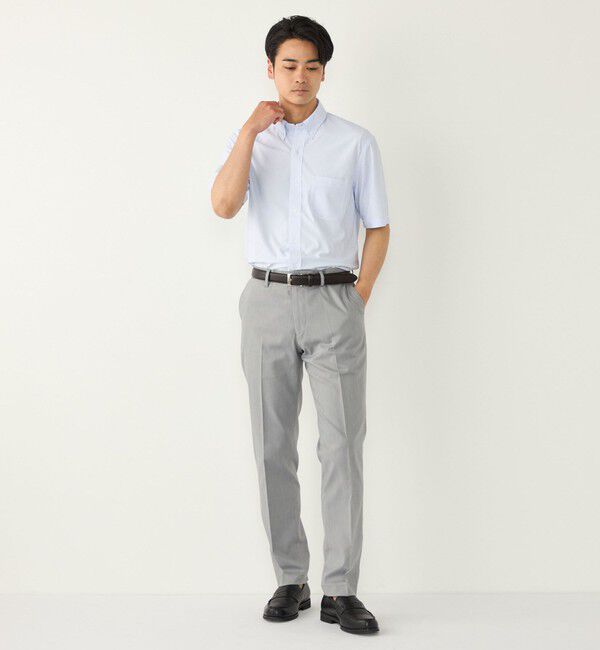 SHIPS Colors 「SHIPS Colors:〈吸水速乾・接触冷感〉SMART TECH(R) ノーアイロン 半袖シャツ」|シャツ・ブラウス|