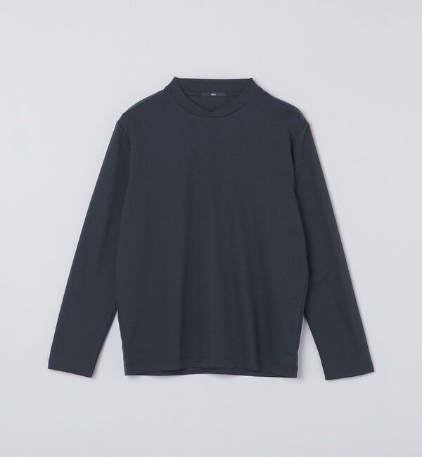 SHIPS「【WEB限定】SHIPS:〈接触冷感/手洗い可能〉100/2 クロスネック ビズ ロングスリーブ Ｔシャツ」|Tシャツ・カットソー|
