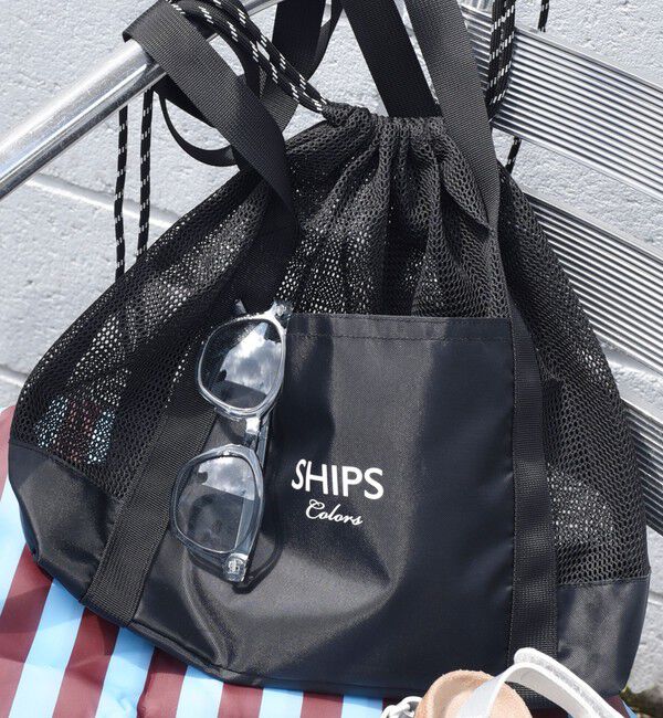 SHIPS Colors 「【WEB限定】SHIPS Colors:メッシュ トート バッグ」|トートバッグ|