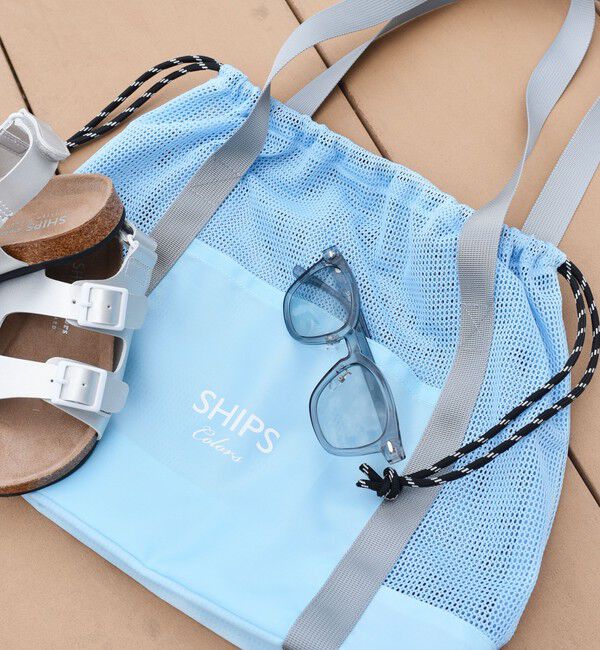 SHIPS Colors 「【WEB限定】SHIPS Colors:メッシュ トート バッグ」|トートバッグ|