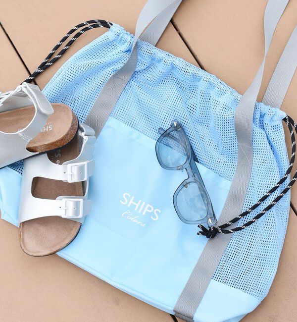 SHIPS Colors 「【WEB限定】SHIPS Colors:メッシュ トート バッグ」|トートバッグ|
