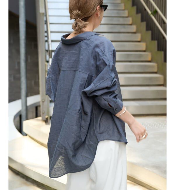 OUTDOOR PRODUCTS Usual Things「新色追加 レーヨンリネンシャツ」|シャツ・ブラウス|