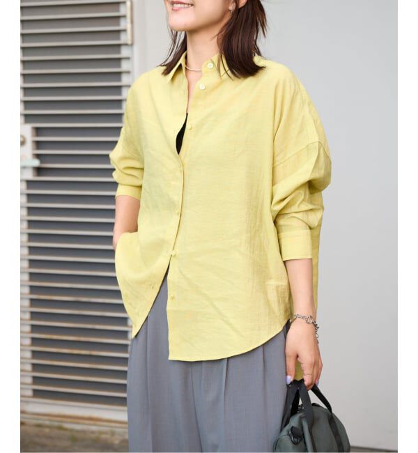 OUTDOOR PRODUCTS Usual Things「新色追加 レーヨンリネンシャツ」|シャツ・ブラウス|