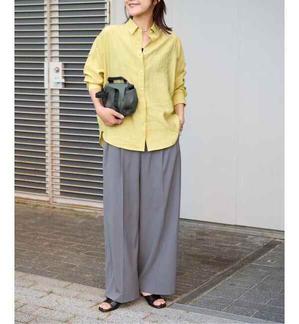 OUTDOOR PRODUCTS Usual Things「新色追加 レーヨンリネンシャツ」|シャツ・ブラウス|