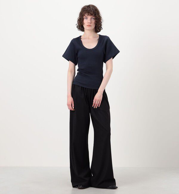 TOMORROWLAND GOODS「BY MALENE BIRGER LUNAI Uネックカットソー」|Tシャツ・カットソー|