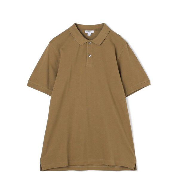TOMORROWLAND BUYING WEAR「SUNSPELコットン ピケポロシャツ」|ポロシャツ|45 Walnut