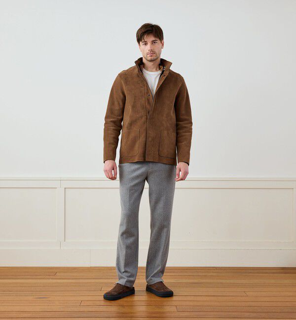 JAMES PERSE「ウールカシミヤフランネルパンツ MWWF1357」|スラックス|