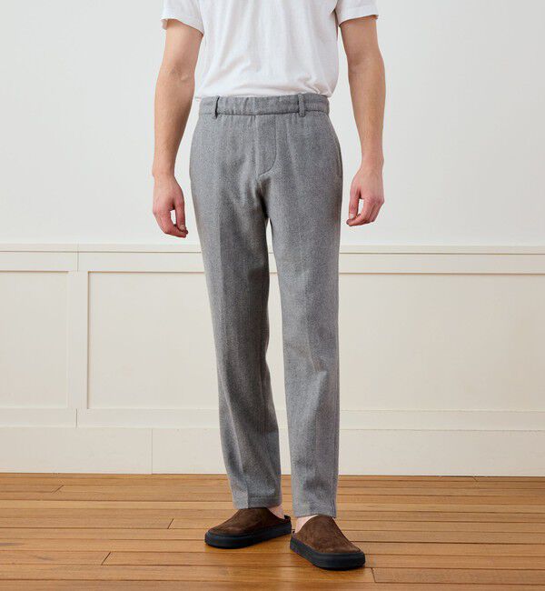 JAMES PERSE「ウールカシミヤフランネルパンツ MWWF1357」|スラックス|