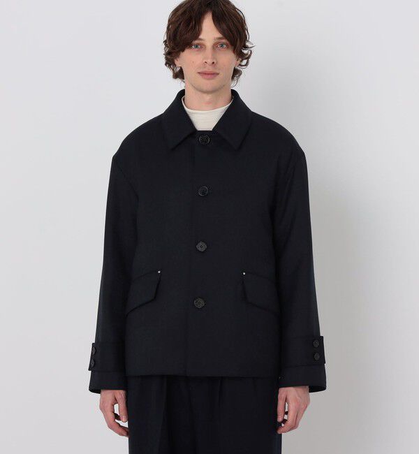 TOMORROWLAND MENS「【WEB先行予約・別注】MACKINTOSH HUMBIE SL SHORT ウールブルゾン DORMEUIL」|ブルゾン・スタジャン|