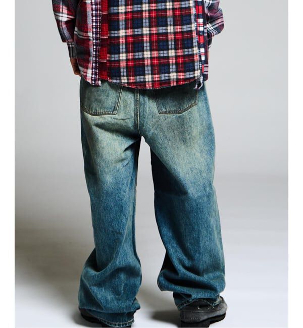 JOINT WORKS「アイレット ディテール ワイドデニムパンツ / J EYELET DETAIL PANTS」|デニム|