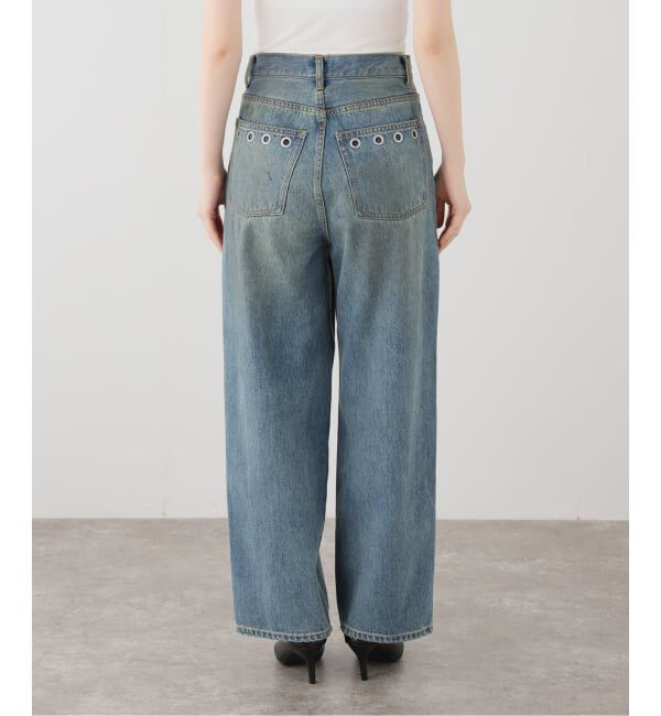 JOINT WORKS「アイレット ディテール ワイドデニムパンツ / J EYELET DETAIL PANTS」|デニム|