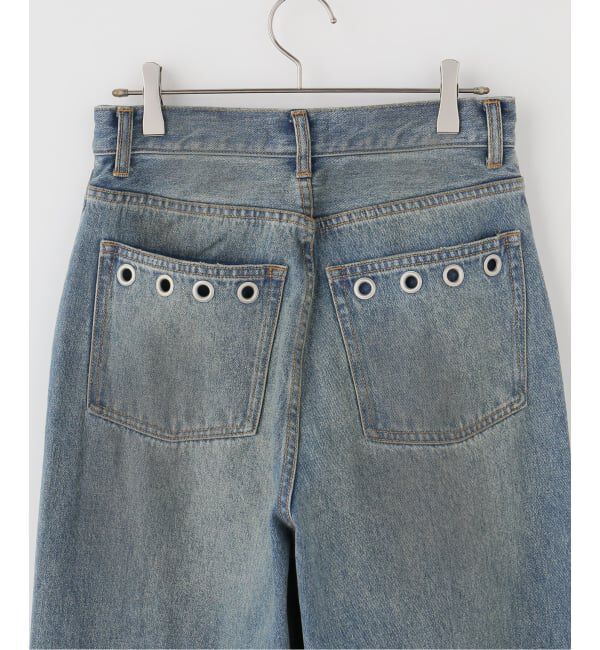 JOINT WORKS「アイレット ディテール ワイドデニムパンツ / J EYELET DETAIL PANTS」|デニム|