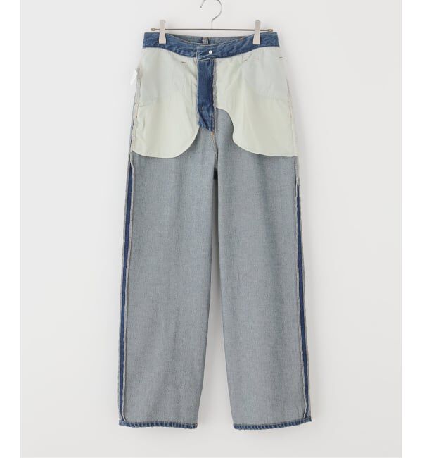 JOINT WORKS「アイレット ディテール ワイドデニムパンツ / J EYELET DETAIL PANTS」|デニム|