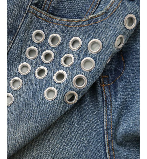 JOINT WORKS「アイレット ディテール ワイドデニムパンツ / J EYELET DETAIL PANTS」|デニム|