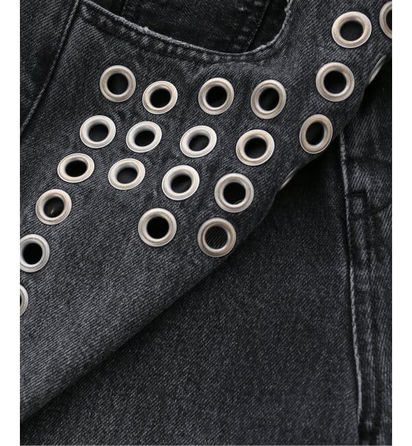 JOINT WORKS「アイレット ディテール ワイドデニムパンツ / J EYELET DETAIL PANTS」|デニム|