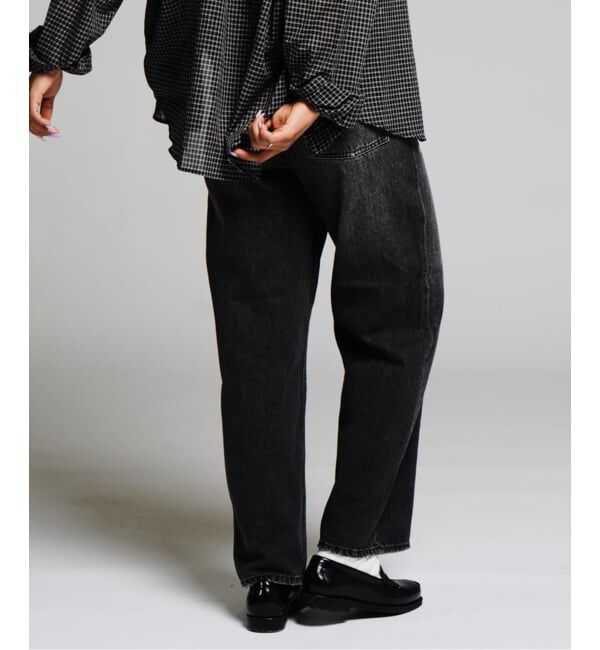 JOINT WORKS「アイレット ディテール ワイドデニムパンツ / J EYELET DETAIL PANTS」|デニム|