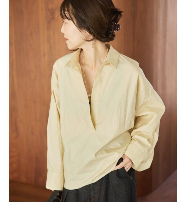 Plage「《追加》R&rsquo;IAM フォルムスキッパーシャツ」|シャツ・ブラウス|