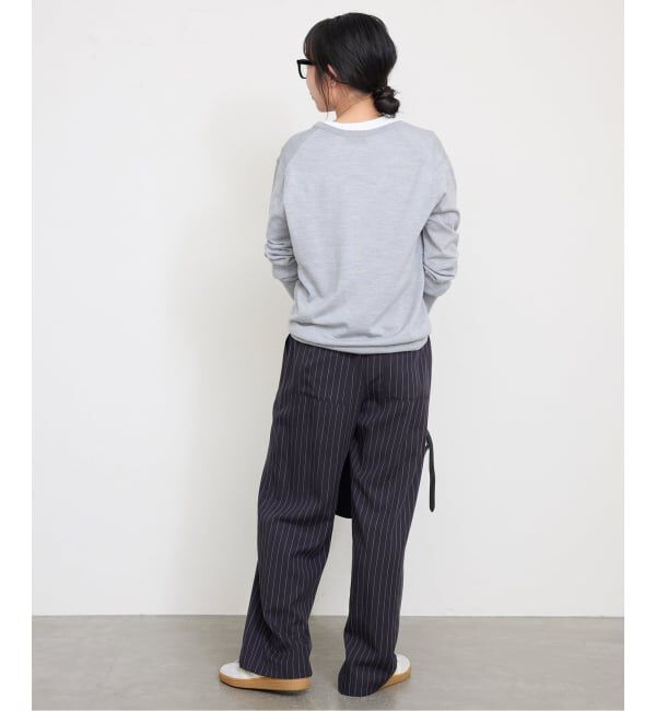 SLOBE IENA「《3サイズ展開/追加》フィブリルストライプリラックスパンツ」|その他|