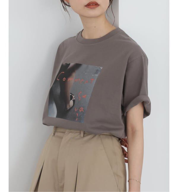 SLOBE IENA「Lundi&times;FRUIT OF THE LOOM&times;SLOBE別注 フォトTシャツ」|Tシャツ・カットソー|