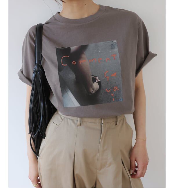 SLOBE IENA「Lundi&times;FRUIT OF THE LOOM&times;SLOBE別注 フォトTシャツ」|Tシャツ・カットソー|