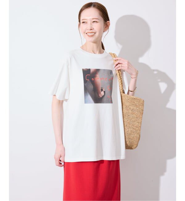 SLOBE IENA「Lundi&times;FRUIT OF THE LOOM&times;SLOBE別注 フォトTシャツ」|Tシャツ・カットソー|